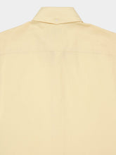 Lemaire Ice Apricot Short Sleeve Shirt in Washed Cotton Muslin