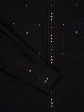 Lemaire Black Crepe Cotton Studded Shirt