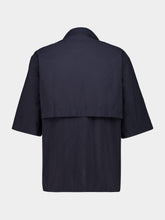 Lemaire Squid Ink Utility Short Sleeve Shirt