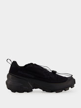 MM6 Maison Margiela Black and Asphalt Salomon Lace-Up Sneakers