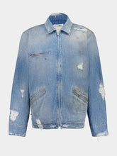 MM6 Maison Margiela Zip-Up Denim Jacket