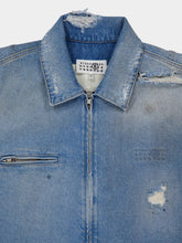 MM6 Maison Margiela Zip-Up Denim Jacket