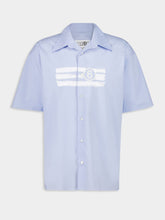 MM6 Maison Margiela Light Blue Cotton Logo Shirt