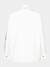 MM6 Maison Margiela Black and White Cotton Contrast Shirt