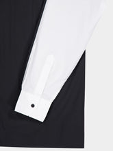MM6 Maison Margiela Black and White Cotton Contrast Shirt