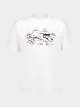 MM6 Maison Margiela White Illustration-Print T-Shirt