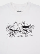MM6 Maison Margiela White Illustration-Print T-Shirt