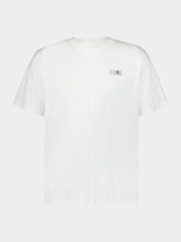 MM6 Maison Margiela White Faux Fur Real Feelings Print T-Shirt