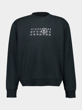 MM6 Maison Margiela Black Numeric Sweatshirt