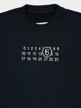 MM6 Maison Margiela Black Numeric Sweatshirt
