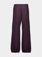 MM6 Maison Margiela Dark Purple Track Pants with Logo