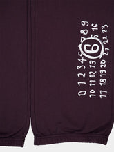 MM6 Maison Margiela Dark Purple Track Pants with Logo