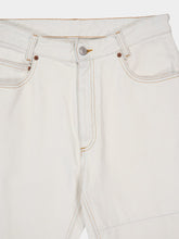 MM6 Maison Margiela Off-White Panelled Jeans