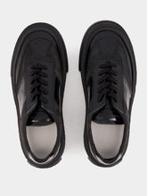 MM6 Maison Margiela Black Patent Leather Sneakers
