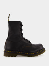 MM6 Maison Margiela Black Leather Ankle Boots