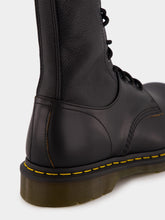 MM6 Maison Margiela Black Leather Ankle Boots