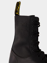 MM6 Maison Margiela Black Leather Ankle Boots
