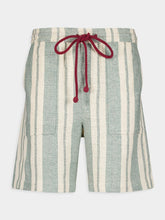 Baziszt Kurt Silk Stripe Shorts