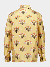 La DoubleJ Yellow Printed Cotton Long-Sleeve Boy Shirt