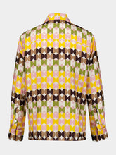 La DoubleJ Boy Mezzaluna-Print Silk Shirt