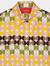 La DoubleJ Boy Mezzaluna-Print Silk Shirt