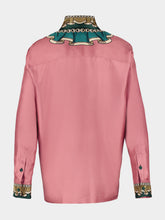 La DoubleJ Pink Boy Frills Silk Long-Sleeved Shirt