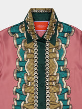 La DoubleJ Pink Boy Frills Silk Long-Sleeved Shirt