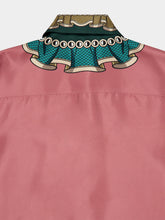 La DoubleJ Pink Boy Frills Silk Long-Sleeved Shirt