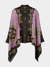 La DoubleJ Dusty Pink Silk Twill Nucleus Foulard Shirt