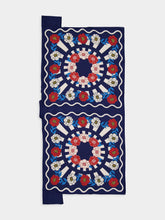 La DoubleJ x Orlebar Brown Whitsun Placée Blue Foulard Silk Shirt