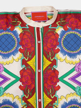 La DoubleJ Foulard Asymmetric Silk Shirt