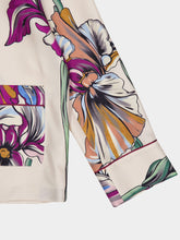 La DoubleJ Iris Ivory Silk Twill Pajama Shirt