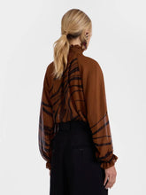 La DoubleJ Brown Cerere Blouse Big Blooms