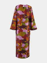 Paula Shirley Printed Silk Twill A-Line Dress