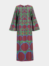 Paula Shirley Octa Print Printed Silk Twill Dress
