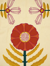 Paula Shirley Vanilla Custard Embroidered Linen A-Line Dress