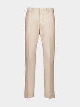 Tom Ford Beige Cotton Satin Chino Trousers