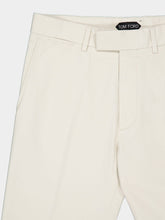 Tom Ford Ivory Brushed Cotton Drill Chino
