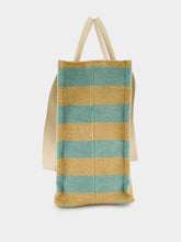 Marni Large Basket Striped Tote Bag