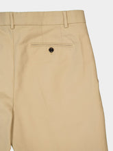 Tom Ford Beige Cotton Satin Semi-Sartorial Trousers