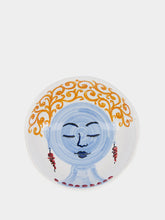 Les Ottomans Handpainted Faces Ceramic Bowl