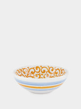 Les Ottomans Handpainted Faces Ceramic Bowl