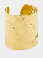 Paula Sirius Gold Smooth Organic Golden Brass Cuff