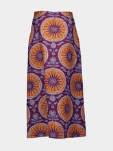 La DoubleJ Sovereign Purple A-Line Skirt