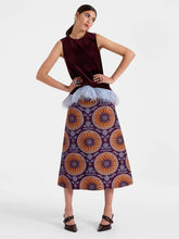 La DoubleJ Sovereign Purple A-Line Skirt