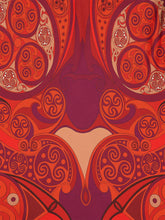 La DoubleJ Alchemy Dark Red Silk Twill Maxi Skirt