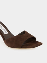 Jimmy Choo Chocolate Brown Suede Skye Sandals