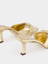 Jimmy Choo Gold Skye 70 Heels in Metallic Nappa