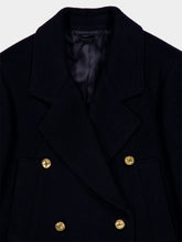 Blazé Milano Navy Alpaca Wool Peacoat