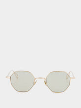 Ahlem Gaillon Sunglasses in Champagne and Green Light